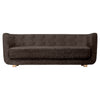 Espresso Sheepskin, Natural Oak