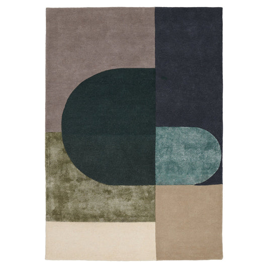 Vilja Rectangular Rug - Green