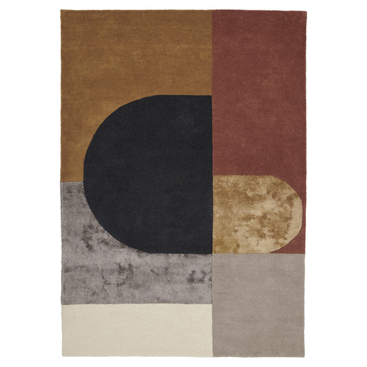 Vilja Rectangular Rug - Mustard