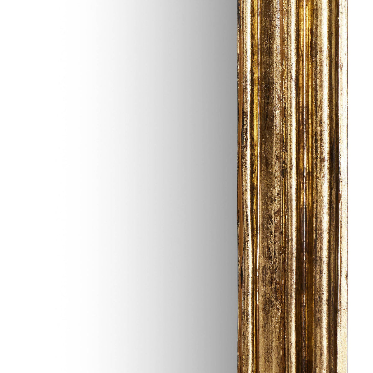 Vintage Louis Floor Mirror - Antiqued Gold Leaf