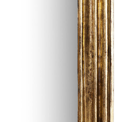 Vintage Louis Floor Mirror - Antiqued Gold Leaf