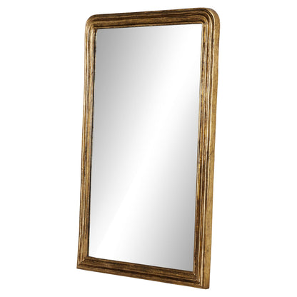 Vintage Louis Floor Mirror - Antiqued Gold Leaf