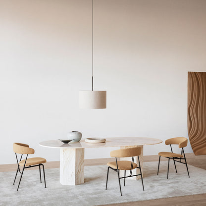 Quick Ship Violin Fully Upholstered Dining Chair