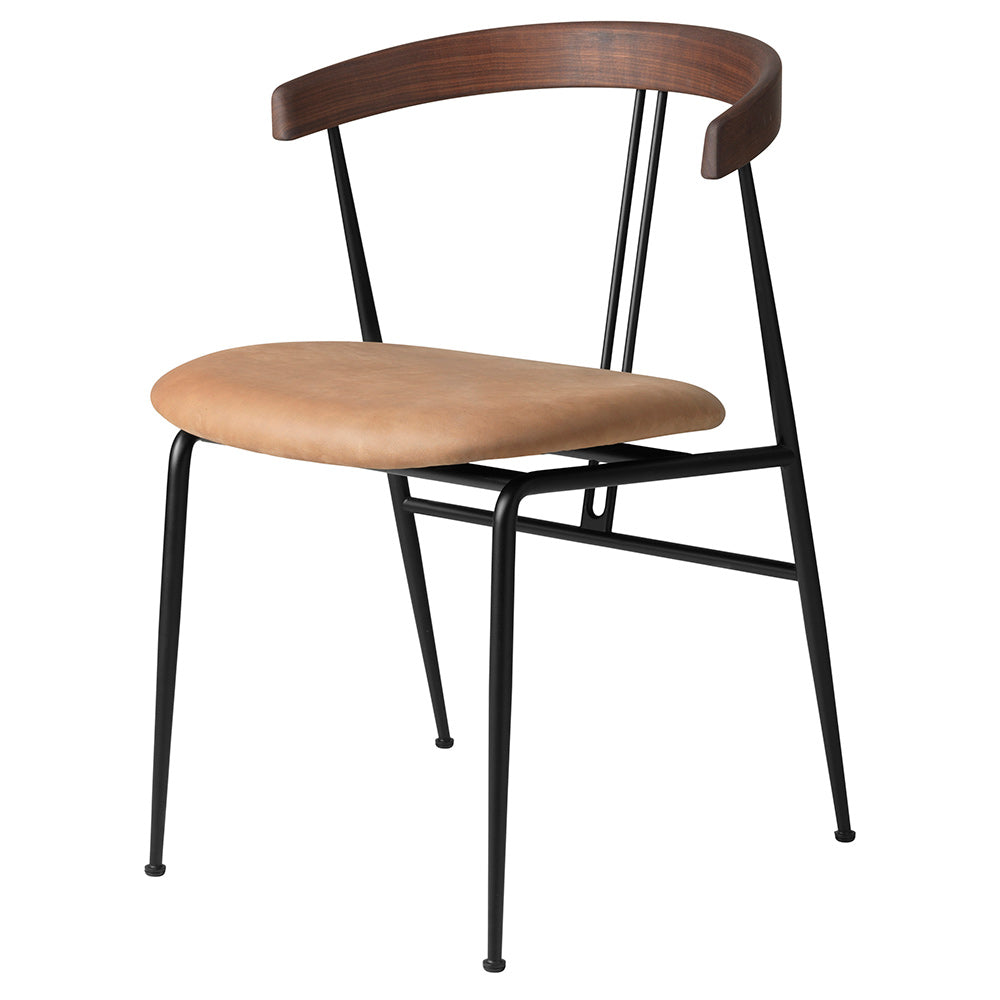 Violin Seat Upholstered Dining Chair