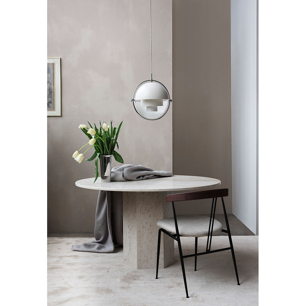 Violin Seat Upholstered Dining Chair - Wood Backrest