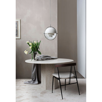 Violin Seat Upholstered Dining Chair - Wood Backrest