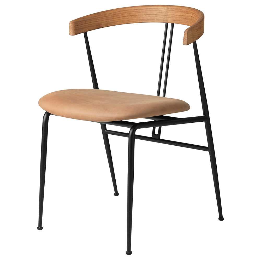 Violin Seat Upholstered Dining Chair