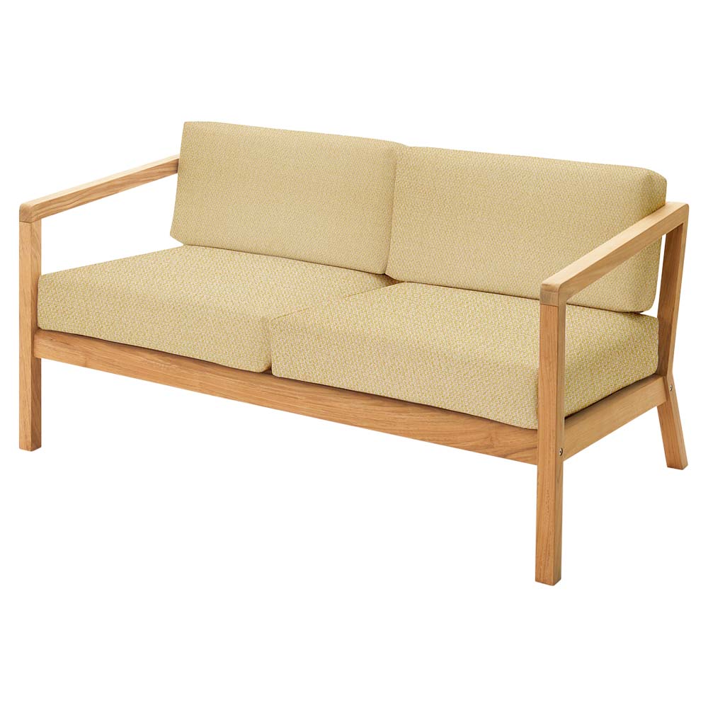 Virkelyst Outdoor 2 Seater Sofa - Honey Yellow