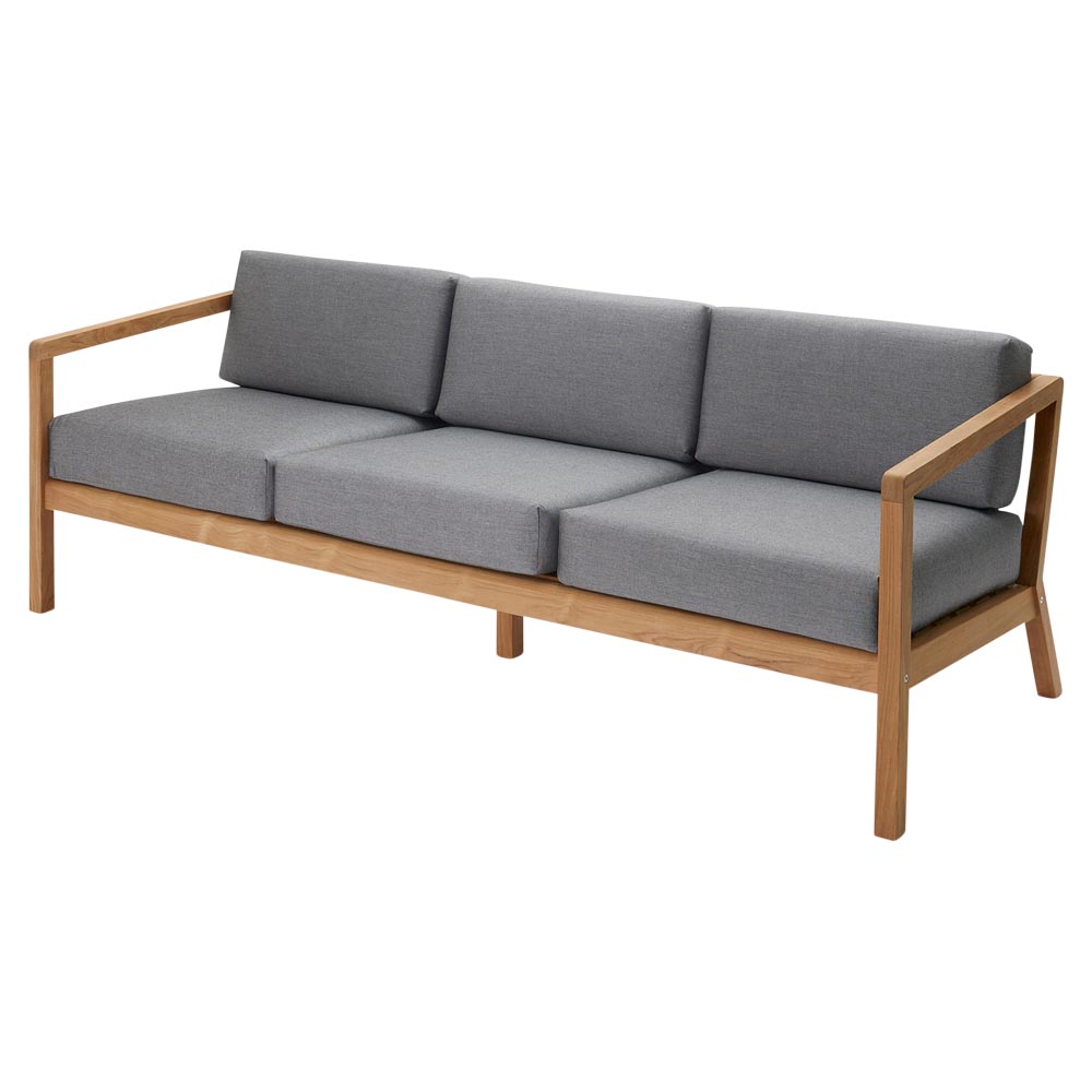 Virkelyst Outdoor 3 Seater Sofa - Ash
