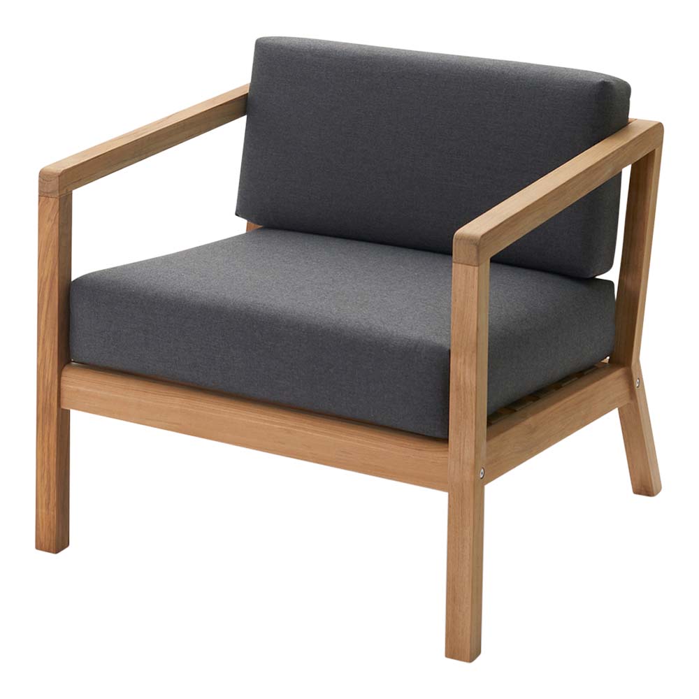Virkelyst Outdoor Lounge Chair - Charcoal