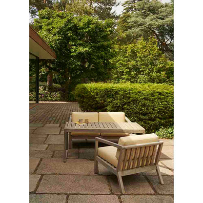 Virkelyst Outdoor Lounge Chair - Golden Yellow Stripe
