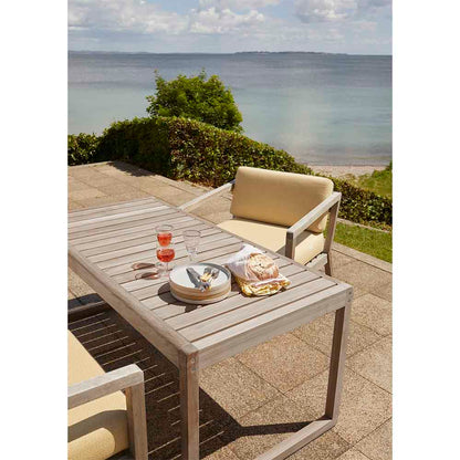 Virkelyst Outdoor Lounge Chair - Golden Yellow Stripe