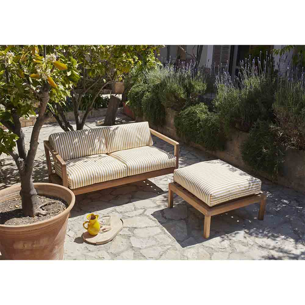 Virkelyst Outdoor Pouf - Honey Yellow