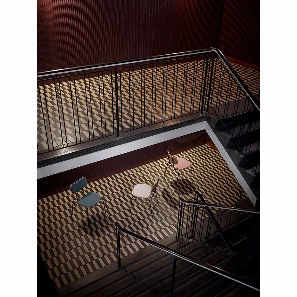 VLA26P Vega Dining Chair - Front Upholstered