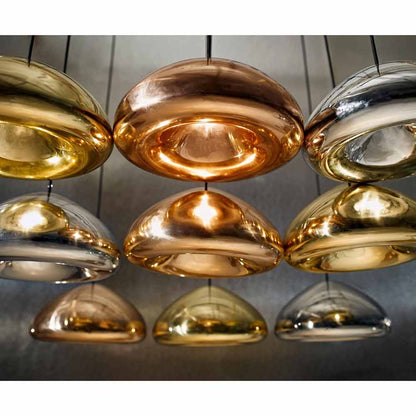 Void Large Pendant - Brass