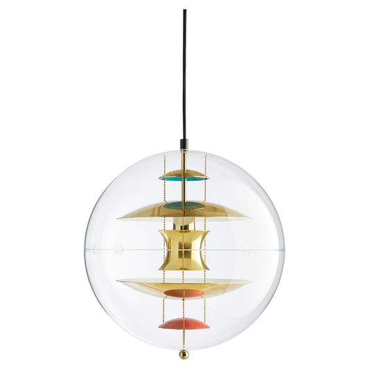 VP Globe Pendant - Brass, Red, Blue
