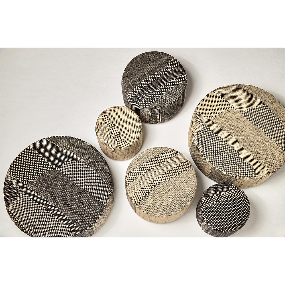 Wabisabi Pouf - Medium, Bone