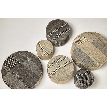 Wabisabi Pouf - Medium, Bone