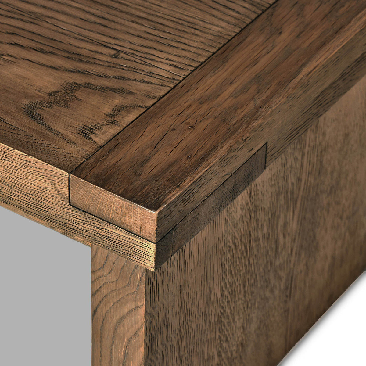Warby Coffee Table - Worn Oak Veneer