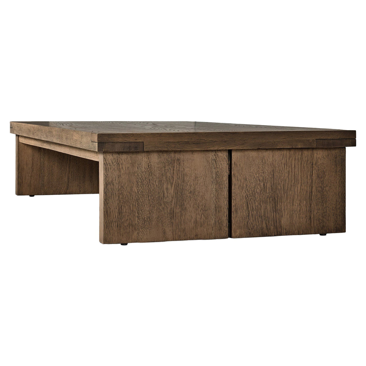 Warby Coffee Table - Worn Oak Veneer