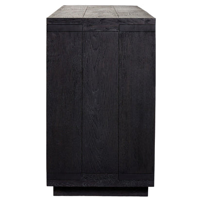 Warby Sideboard - Worn Black Oak