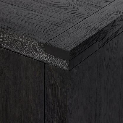 Warby Sideboard - Worn Black Oak
