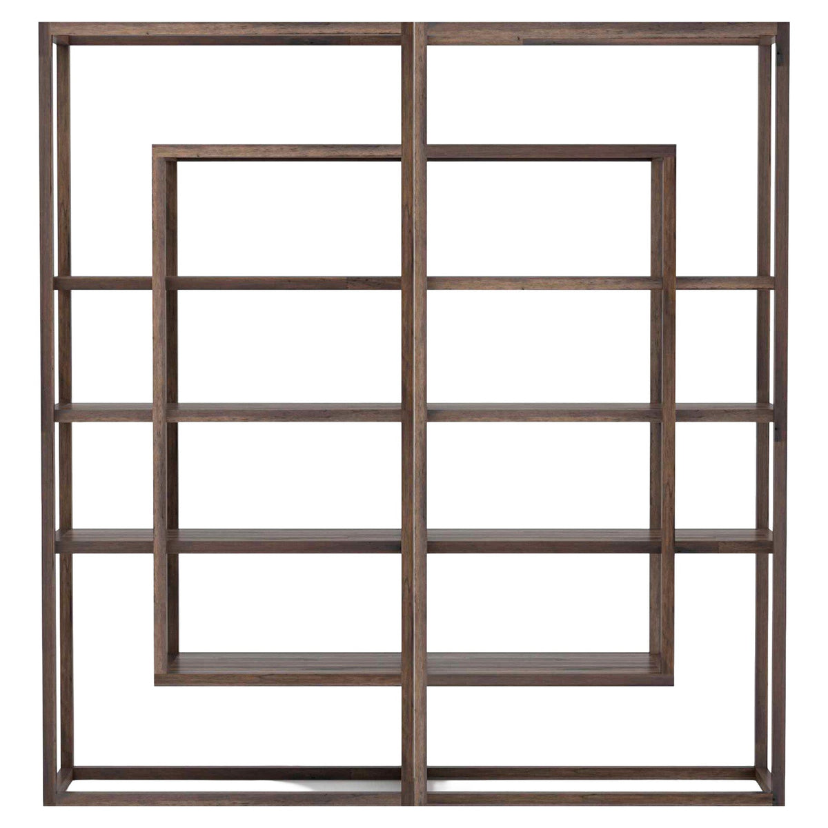 Waylon Double Bookshelf - Harvest Brown