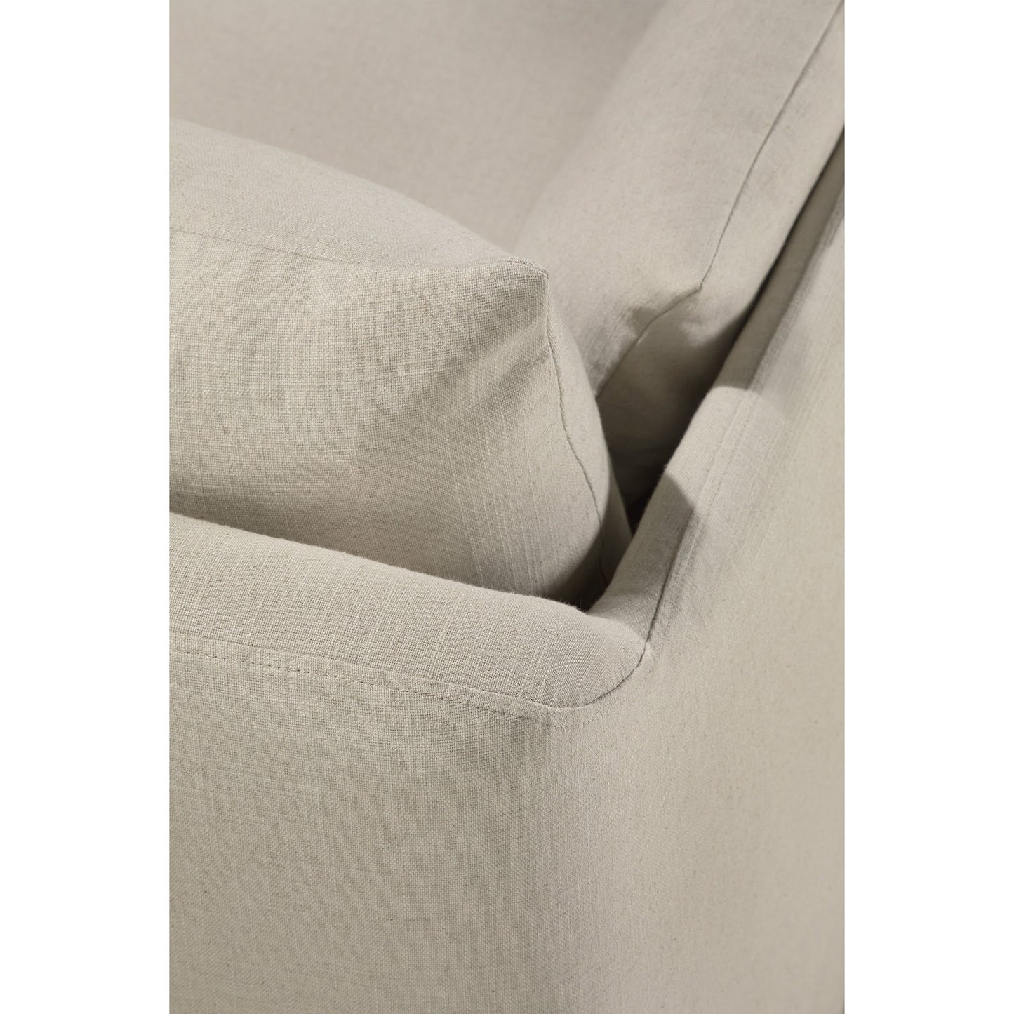 Weave 2 Seater Sofa - Bone, Removable Cover