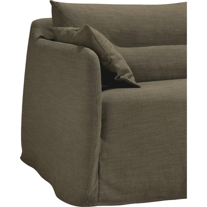 Weave 2 Seater Sofa - Green, Removable Cover