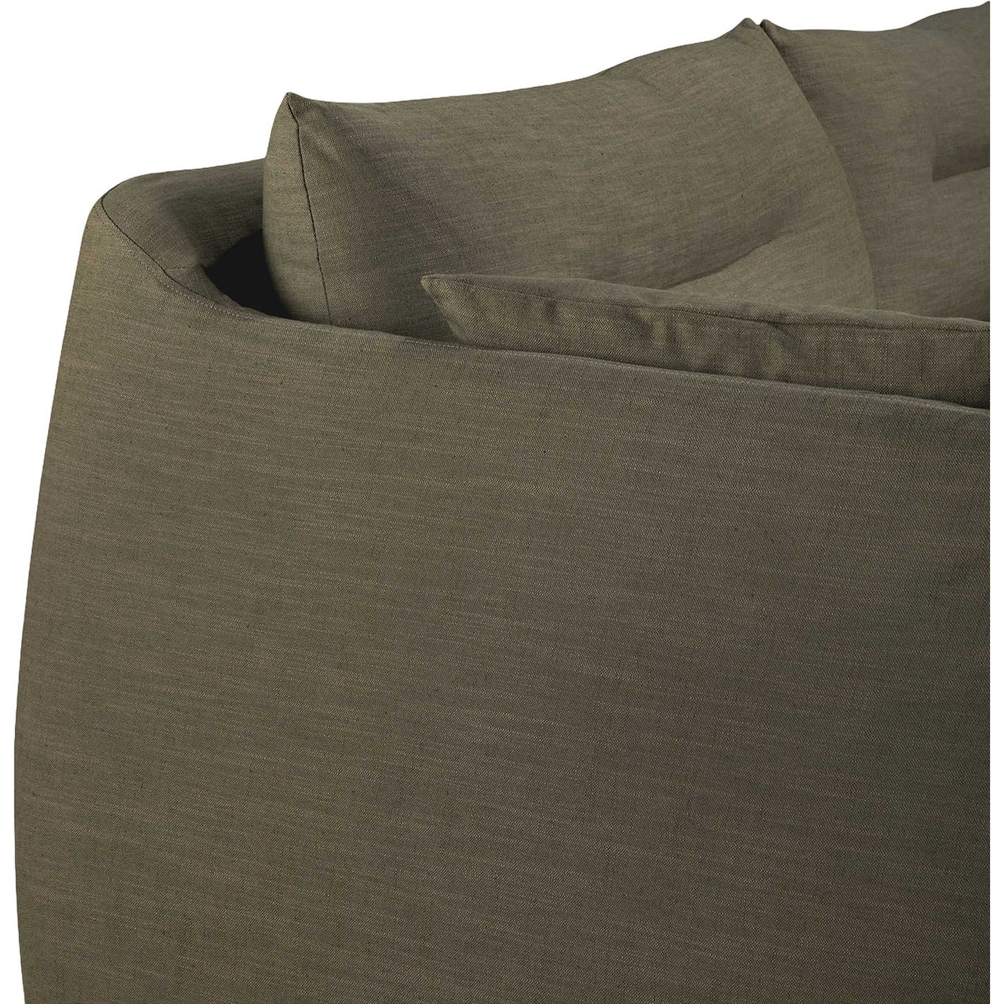 Weave 2 Seater Sofa - Green, Removable Cover