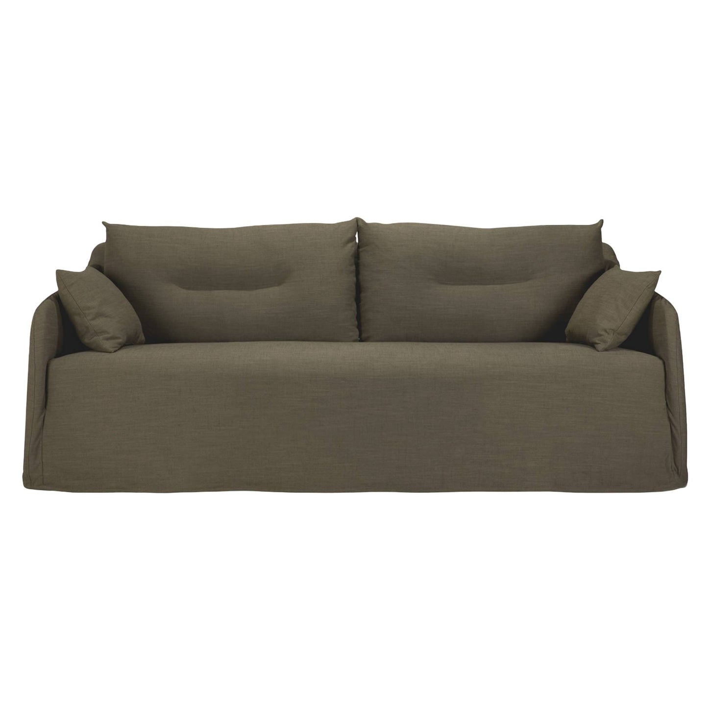 Weave 2 Seater Sofa - Green, Removable Cover