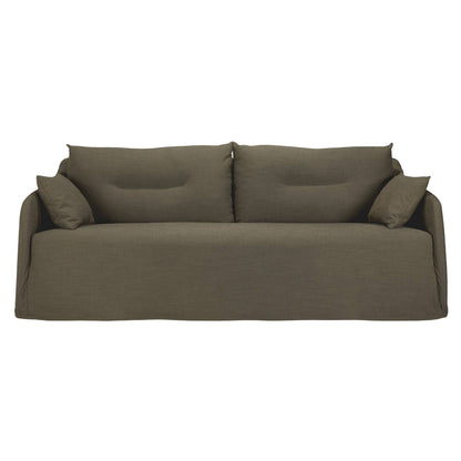 Weave 2 Seater Sofa - Green, Removable Cover