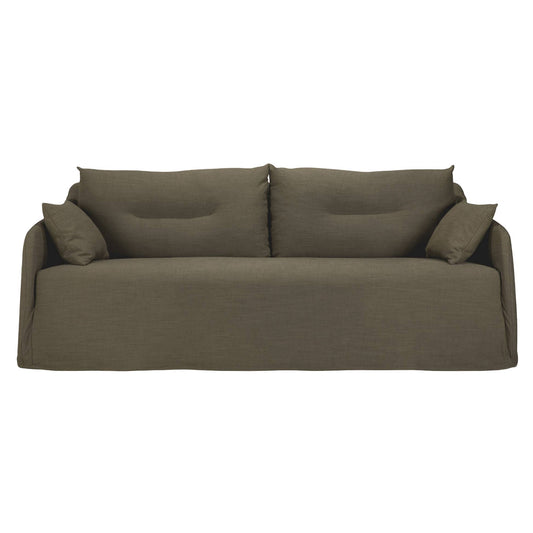Weave 2 Seater Sofa - Green, Removable Cover