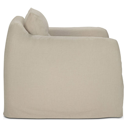 Weave Lounge Chair - Bone, Removable Cover