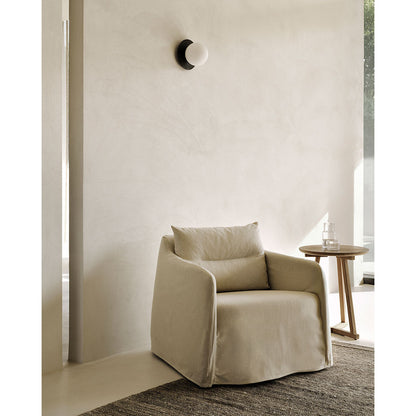 Weave Lounge Chair - Bone, Removable Cover