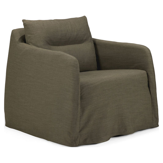 Weave Lounge Chair - Green, Removable Cover