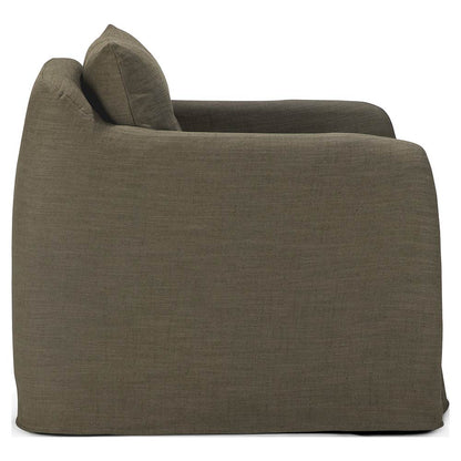 Weave Lounge Chair - Green, Removable Cover