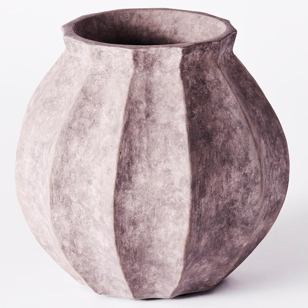 Wedges Vase - Gray