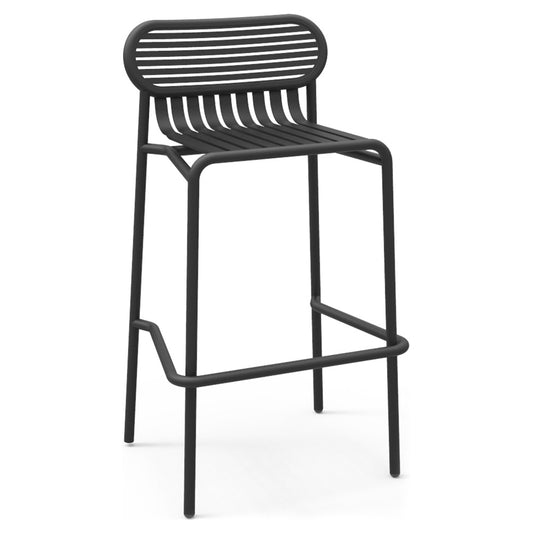 Week-End Garden High Stool Set Of 2 - Black