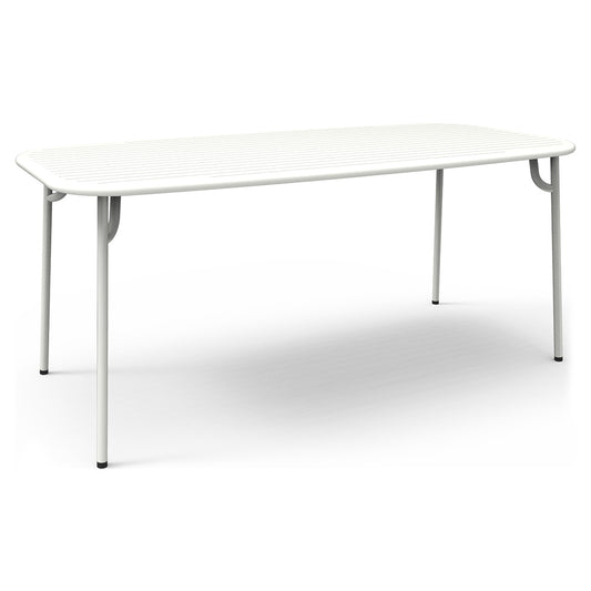 Week-End Rectangular Garden Table - White