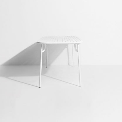 Week-End Rectangular Garden Table - White