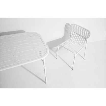 Week-End Rectangular Garden Table - White