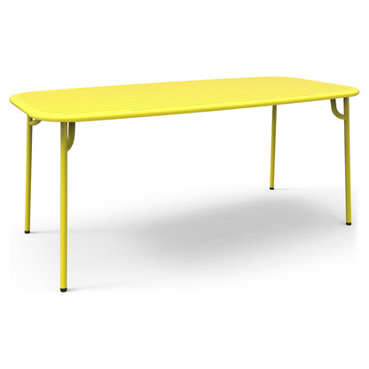 Week-End Rectangular Garden Table - Yellow