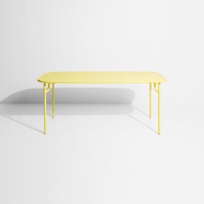 Week-End Rectangular Garden Table - Yellow