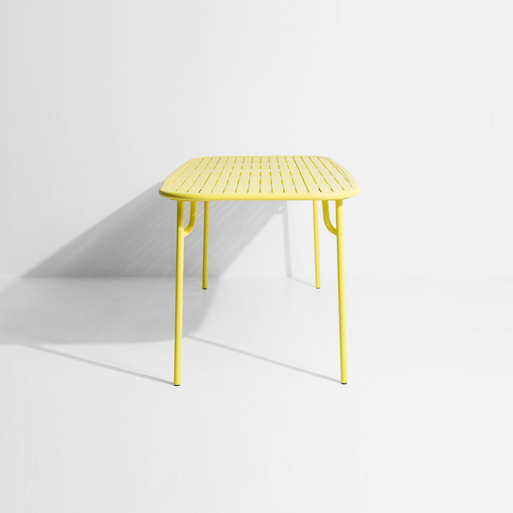 Week-End Rectangular Garden Table - Yellow
