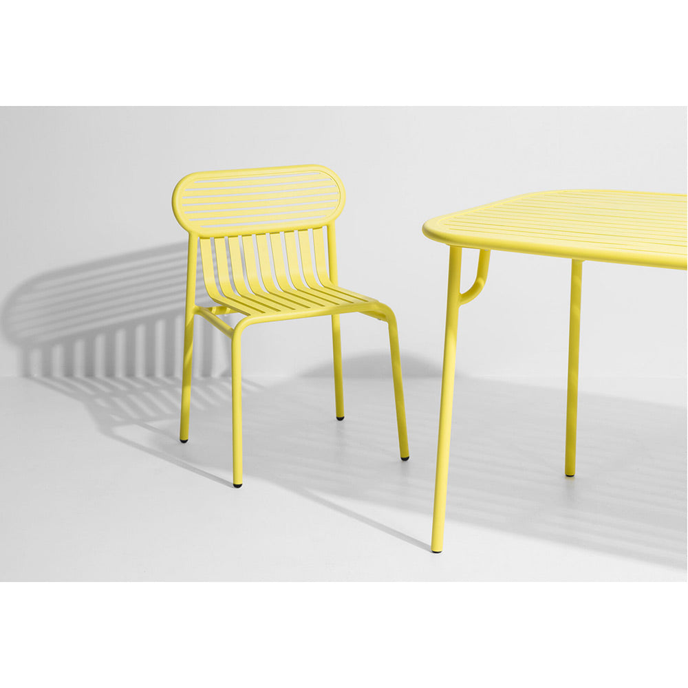 Week-End Rectangular Garden Table - Yellow