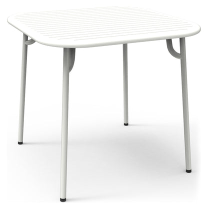 Week-End Square Garden Table - White