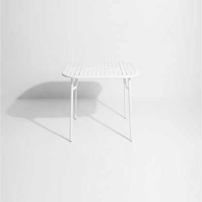 Week-End Square Garden Table - White