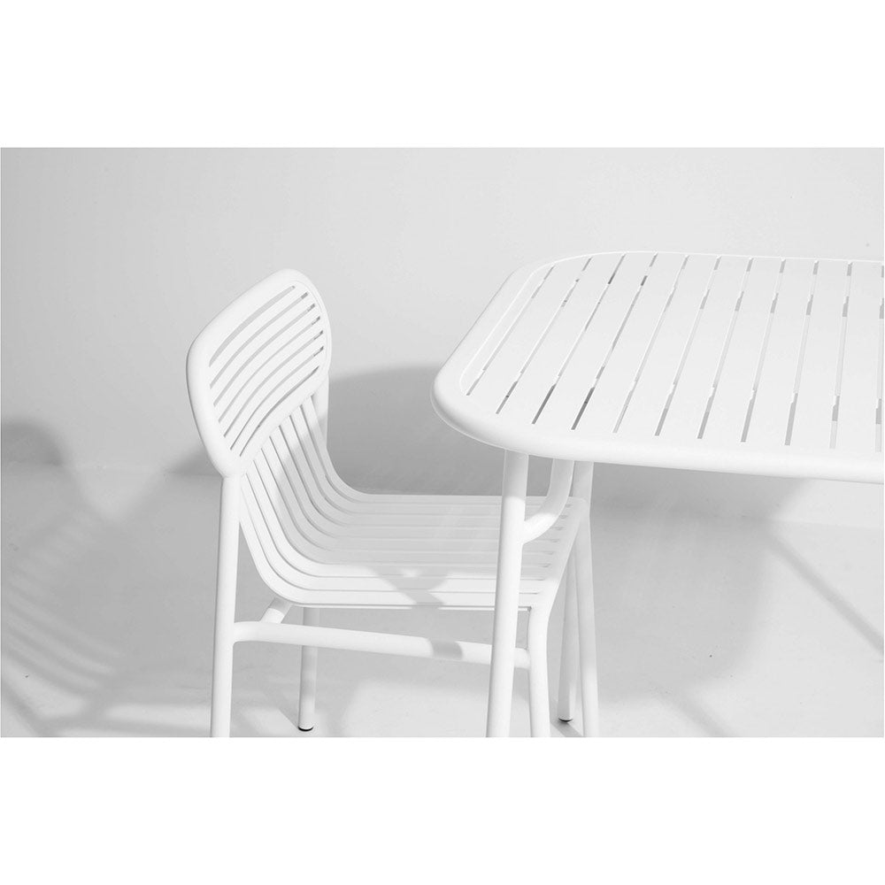 Week-End Square Garden Table - White