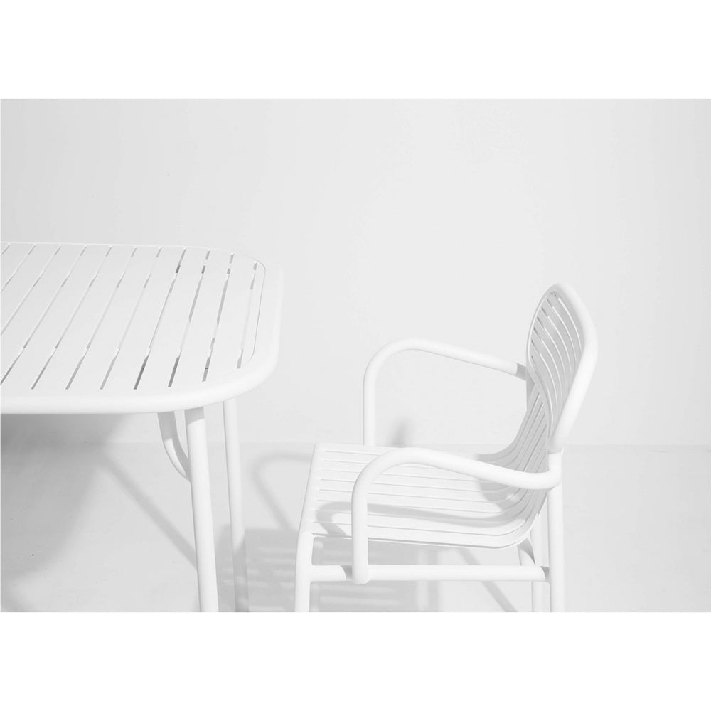 Week-End Square Garden Table - White